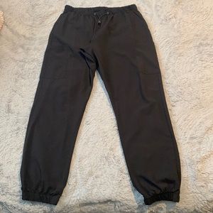 Mint condition women black, scrub pants, size large.